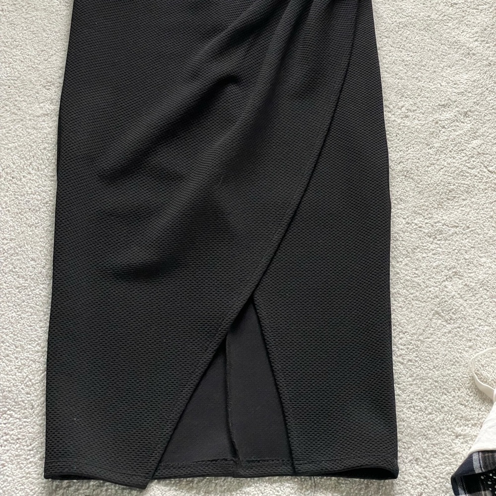 Lapis black pencil skirt